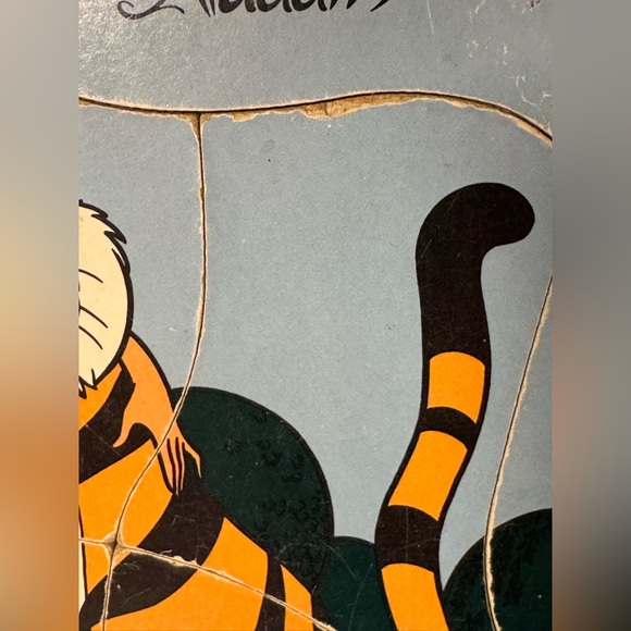 Playskool Wood Tray Disney Aladdin Jasmine & Rajah Wooden Puzzle #287-06 8 Pc - Picture 6 of 7